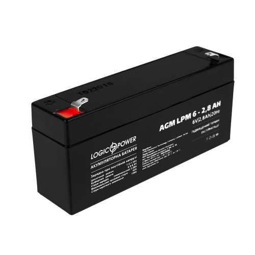 Аккумулятор LogicPower 6V 2,8Ah LPM6-2,8