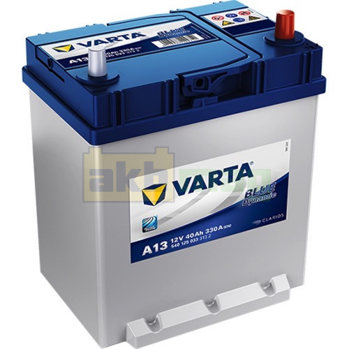 Автомобильный аккумулятор Varta 40Ah 330A A13 Blue Dynamic