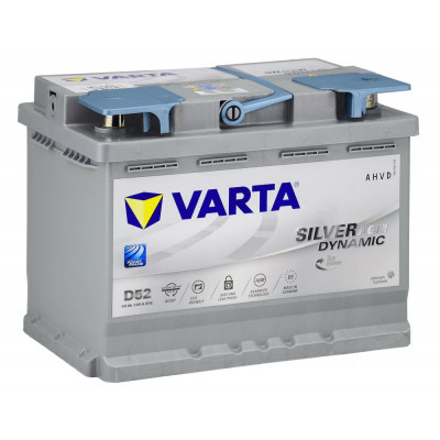Автомобильный аккумулятор Varta 60Ah 680A D52 Silver Dynamic AGM