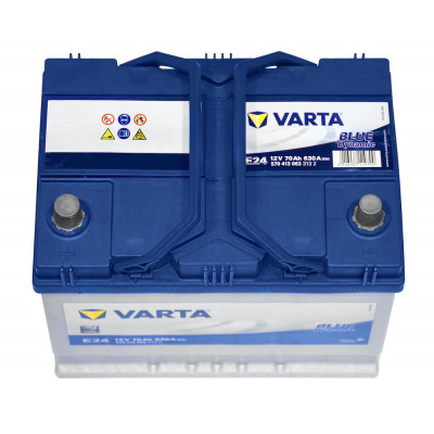 Автомобильный аккумулятор Varta 70Ah 630A E24 Blue Dynamic