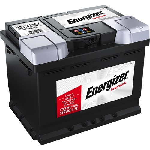 Автомобільний акумулятор Energizer 63Ah 610A Premium EM63L2