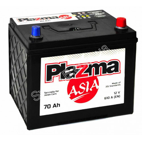 Автомобільний акумулятор Plazma 70Ah 610A Asia