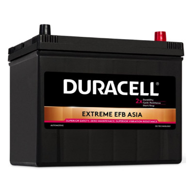 Автомобильный аккумулятор Duracell 70Ah 680A Extreme EFB DE70EFBASIA