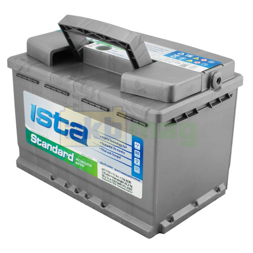 Автомобильный аккумулятор Ista 6СТ-77 Standard R