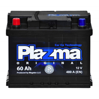 Автомобільний акумулятор Plazma 60Ah 480A Original