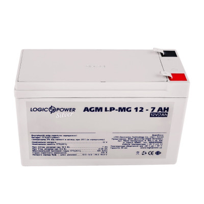 Аккумулятор LogicPower 12V 7Ah LPM-MG12-7