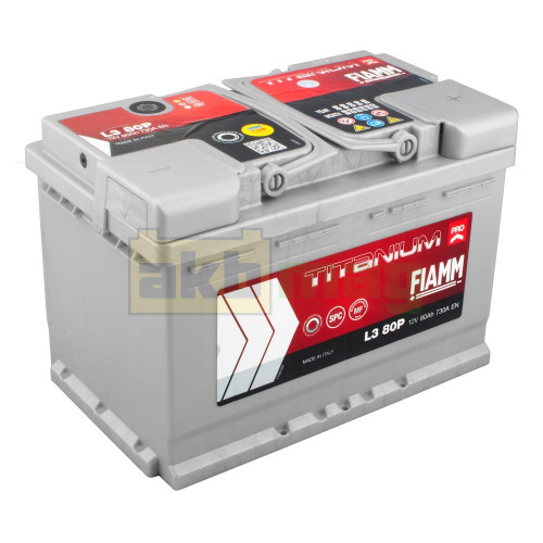 Автомобильный аккумулятор Fiamm 6СТ-80 Titanium Pro