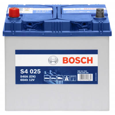 Автомобільний акумулятор Bosch 60Ah 540A S4 025 0092S40250