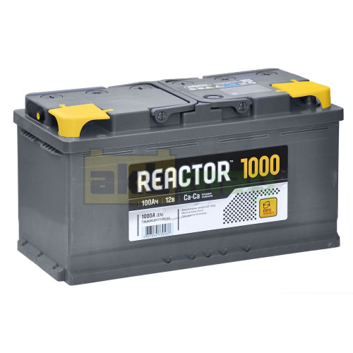 Автомобильный аккумулятор Reactor 100Ah 1000A