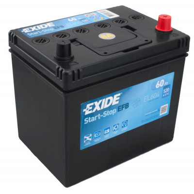 Автомобильный аккумулятор Exide 6СТ-60 Start-Stop EFB EL604