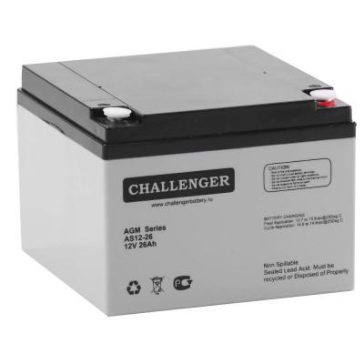 Аккумулятор Challenger AS12-26 12V 26Ah