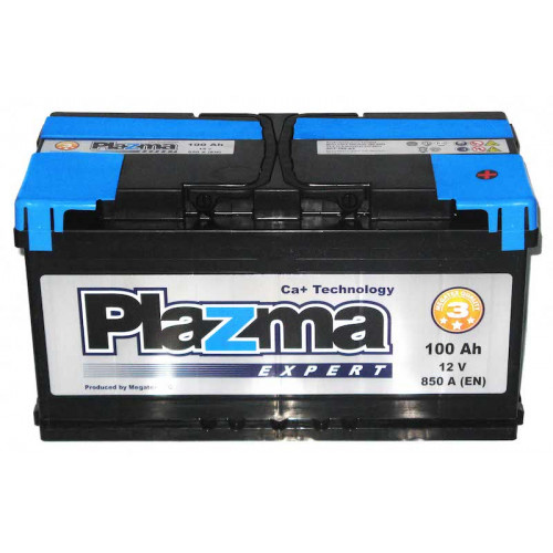 Автомобильный аккумулятор Plazma 100Ah 850A Expert