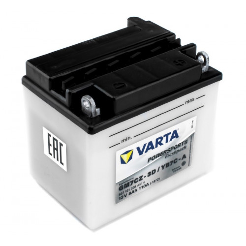 Мото акумулятор Varta 8Ah PowerSport YB7C-A