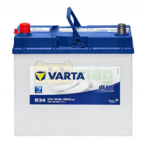 Автомобильный аккумулятор Varta 45Ah 330A B34 Blue Dynamic