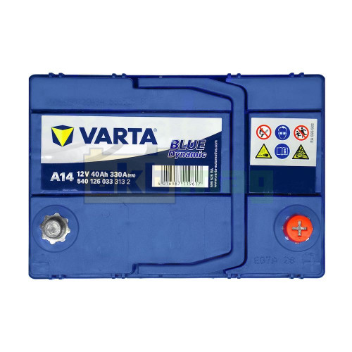 Автомобильный аккумулятор Varta 40Ah 330A A14 Blue Dynamic