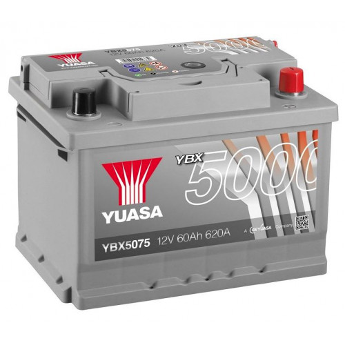 Автомобільний акумулятор Yuasa 60Ah 620A SHP YBX5075