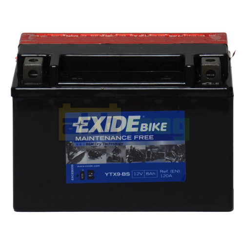 Мото аккумулятор Exide 8Ah ETX9-BS