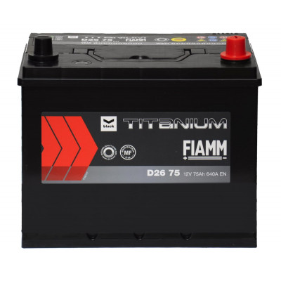 Автомобильный аккумулятор Fiamm 75Ah 640A Titanium Black Asia