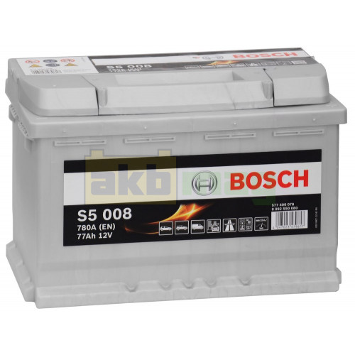Автомобильный аккумулятор Bosch 77Ah 780A S5 008 0092S50080