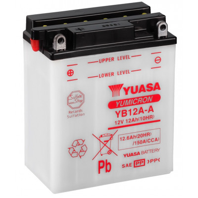 Мото аккумулятор Yuasa 6СТ-12,6 YuMicron YB12A-A