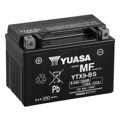 Мото аккумулятор Yuasa 8Ah YTX9-BS