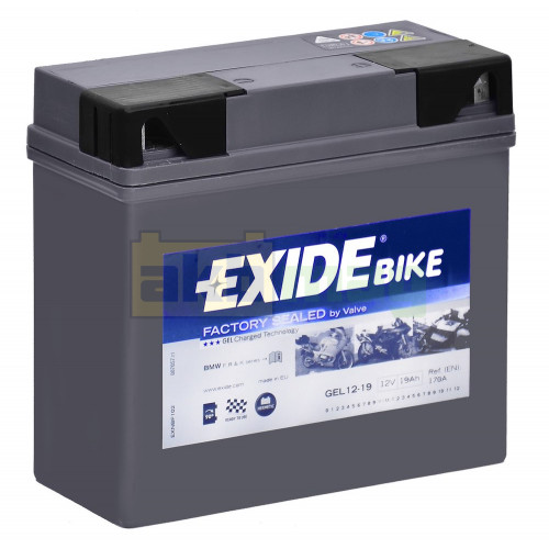 Мото аккумулятор Exide 6СТ-19 GEL12-19