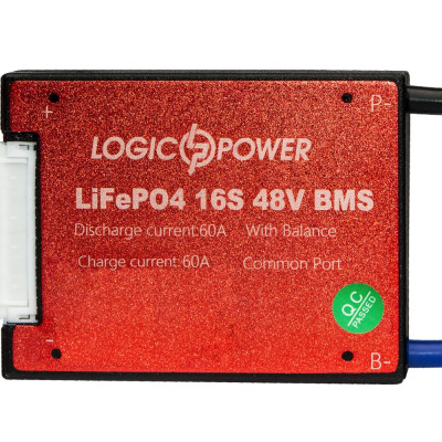 Плата BMS LogicPower LiFePO4 48V 16S 60A LP9517