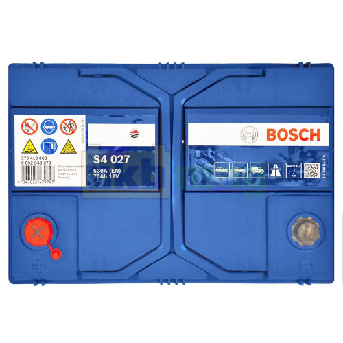 Автомобильный аккумулятор Bosch 6СТ-70 S4 027 0092S40270