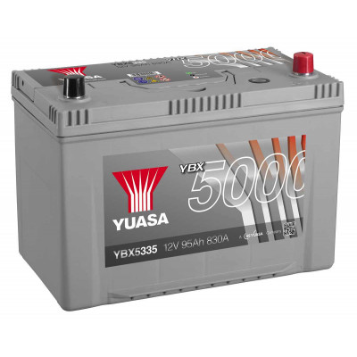 Автомобильный аккумулятор Yuasa 100Ah 830A SHP YBX5335