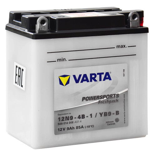 Мото аккумулятор Varta 9Ah Powersport 12N9-4B-1/YB9-B