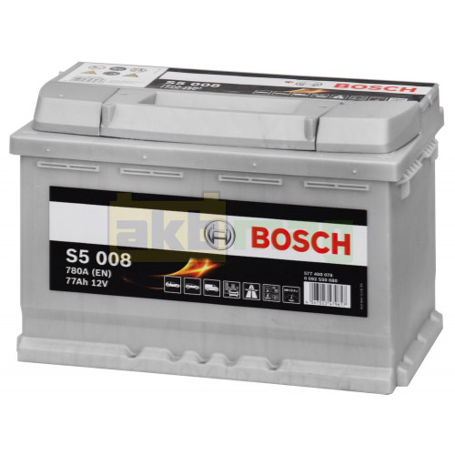 Автомобильный аккумулятор Bosch 6СТ-77 S5 008 0092S50080
