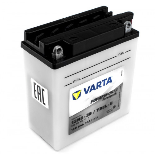 Мото аккумулятор Varta 5Ah PowerSport YB5L-B (12N5-3B)