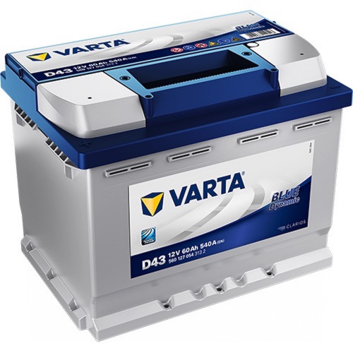 Автомобильный аккумулятор Varta 60Ah 540A D43 Blue Dynamic
