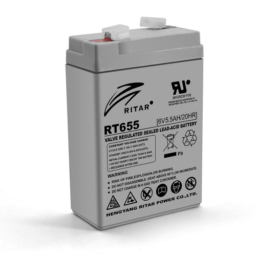 Аккумулятор Ritar 6V 5,5Ah RT655