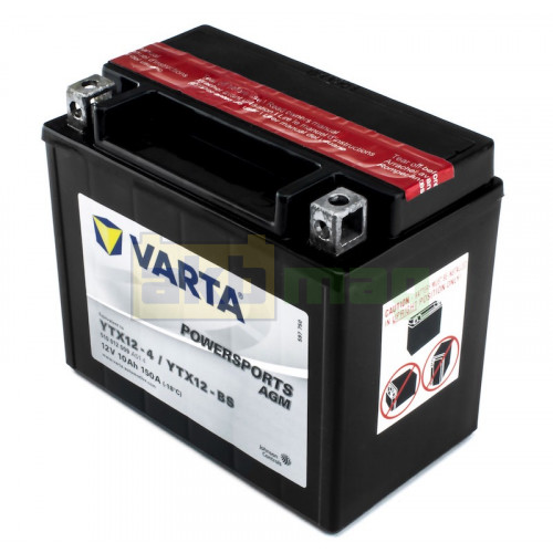 Мото акумулятор Varta 10Ah PowerSports AGM YTX12-BS
