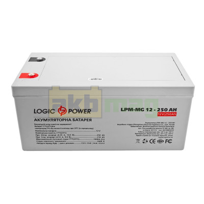 Аккумулятор LogicPower LPM-MG12-250