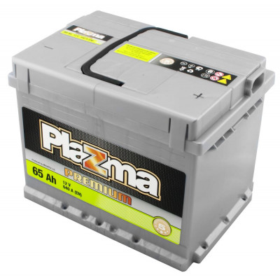 Автомобільний акумулятор Plazma 65Ah 640A Premium