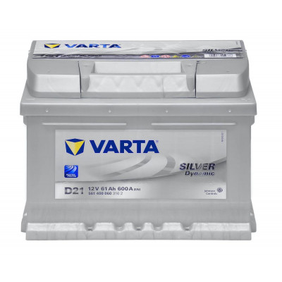 Автомобильный аккумулятор Varta 61Ah 600A D21 Silver Dynamic