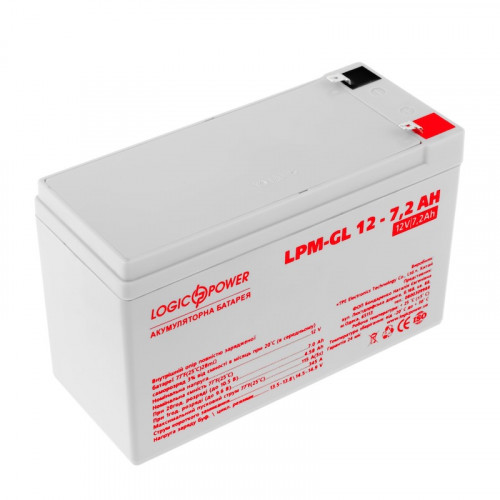 Аккумулятор LogicPower 12V 7,2Ah LPM-GL12-7,2