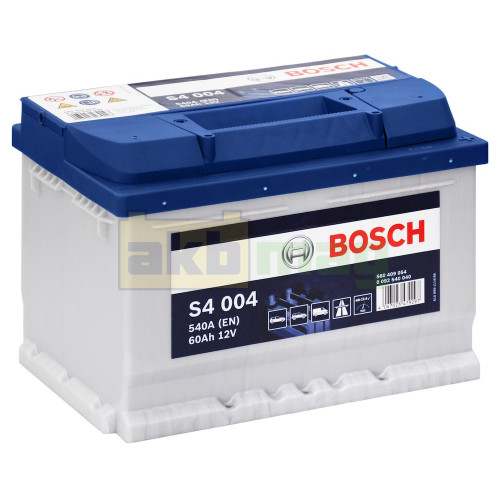 Автомобильный аккумулятор Bosch 60Ah 540A S4 004 0092S40040