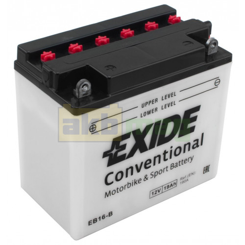 Мото акумулятор Exide 6СТ-19 EB16-B