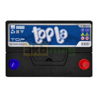 Автомобильный аккумулятор Topla 70Ah 700A TOP Japan R
