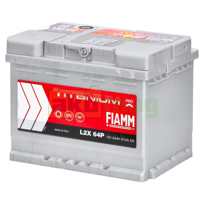 Автомобильный аккумулятор Fiamm 64Ah 610A Titanium Pro