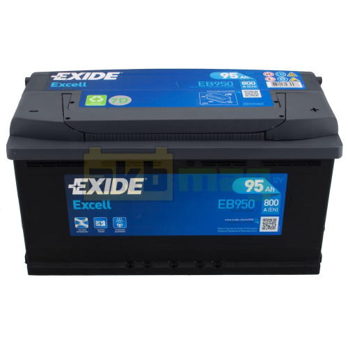 Автомобильный аккумулятор Exide 95Ah 800A Excell EB950