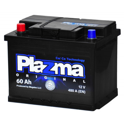 Автомобильный аккумулятор Plazma 60Ah 480A Original
