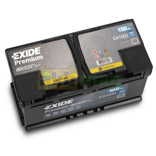Автомобильный аккумулятор Exide 100Ah 900A Premium EA1000