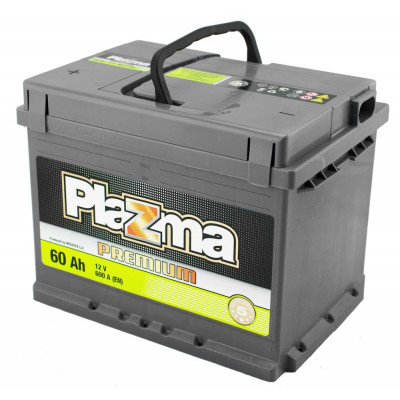 Автомобільний акумулятор Plazma 60Ah 600A Premium