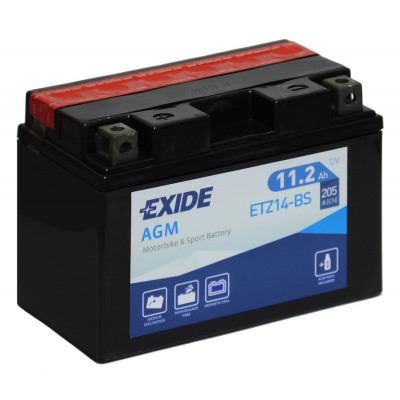 Мото акумулятор Exide 11,2Ah ETZ14-BS