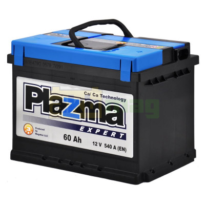 Автомобильный аккумулятор Plazma 60Ah 540A Expert