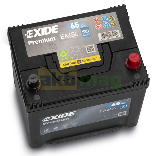 Автомобильный аккумулятор Exide 65Ah 580A Premium EA654